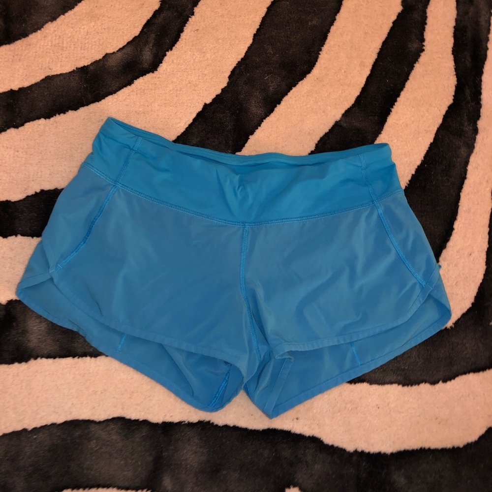 Lululemon Blue Speed Shorts